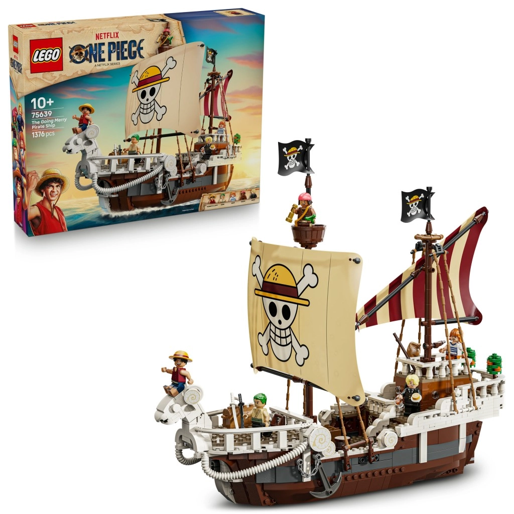 stavebnica lego one piece going merry – pirátska loď