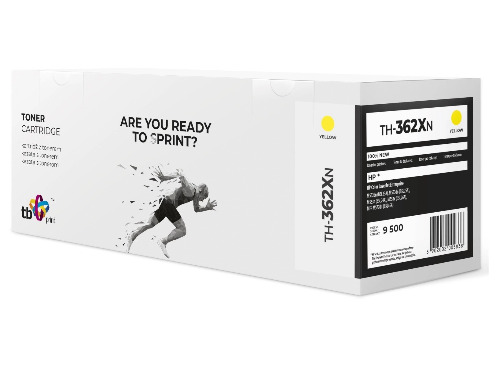 E-shop žltý toner pre HP Color LaserJet M552/M553/M577
