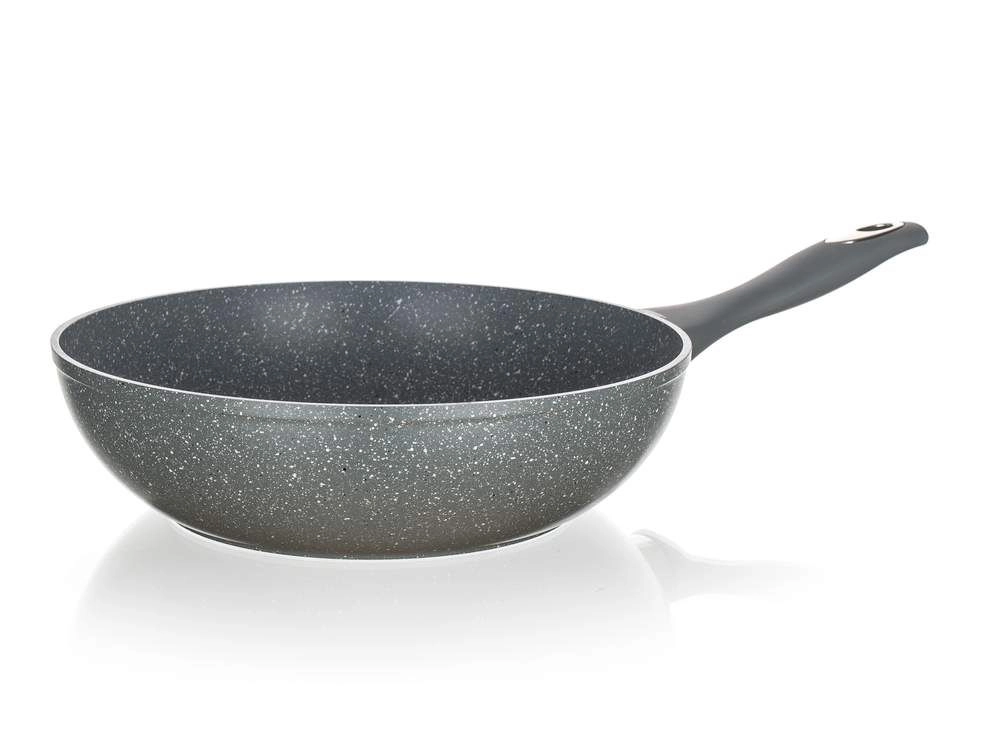 E-shop Wok panvica Granite Grey 28 cm