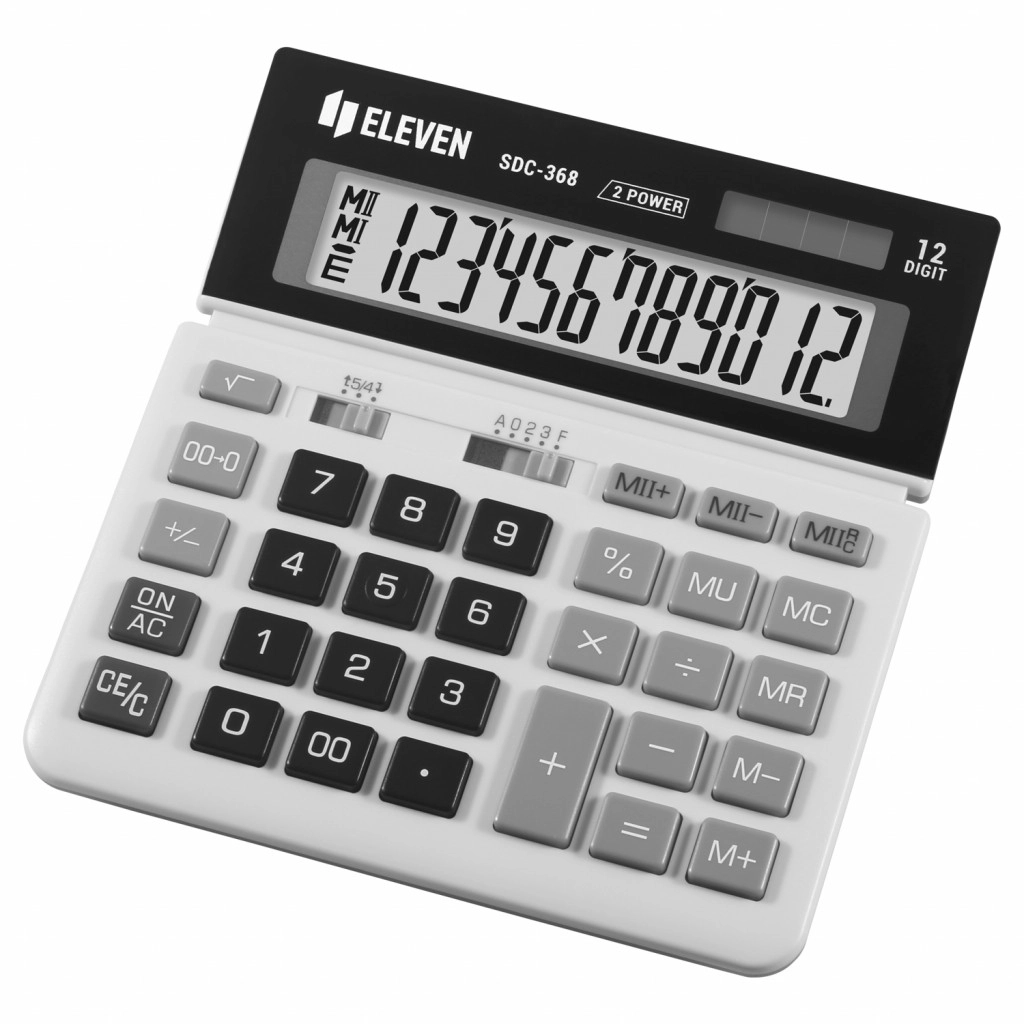 E-shop Kancelárska kalkulačka ELEVEN SDC368 biela-čierna