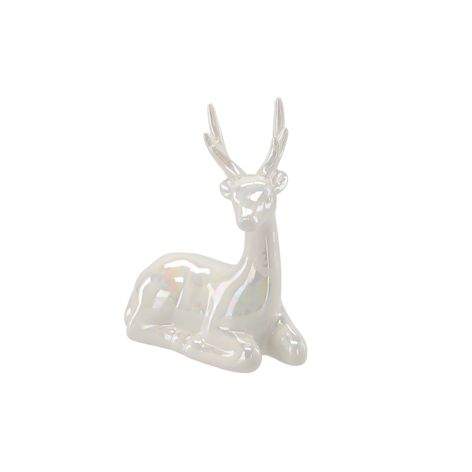 E-shop Vianočný keramický sob 11,5 × 7,3 × 15,8 cm