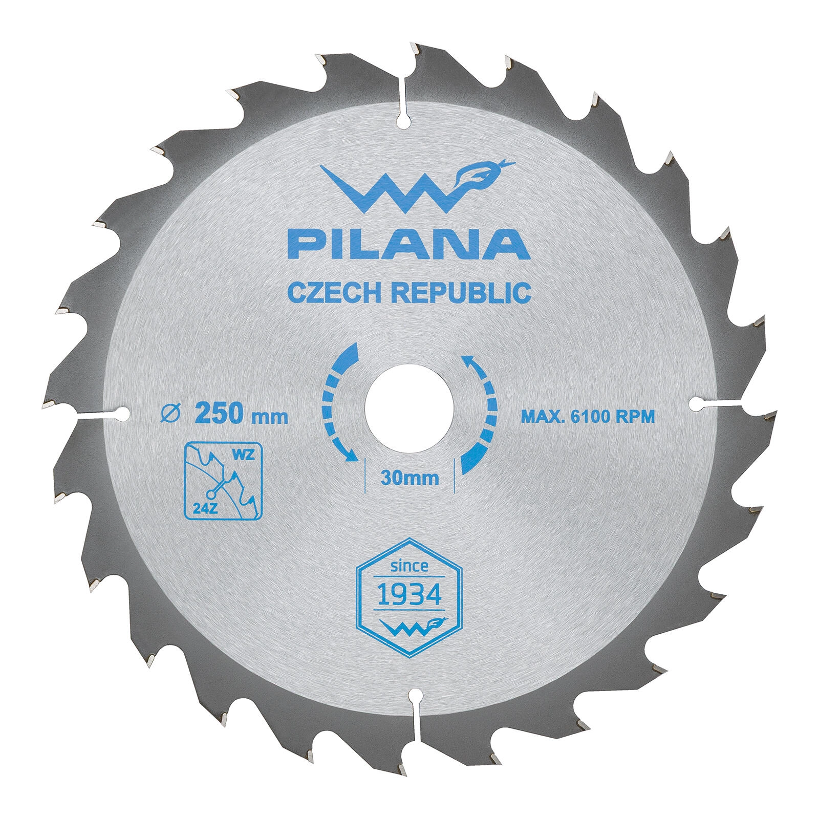 E-shop Pílový kotúč PILANA 250 mm, 24 zubov, WZ, SK