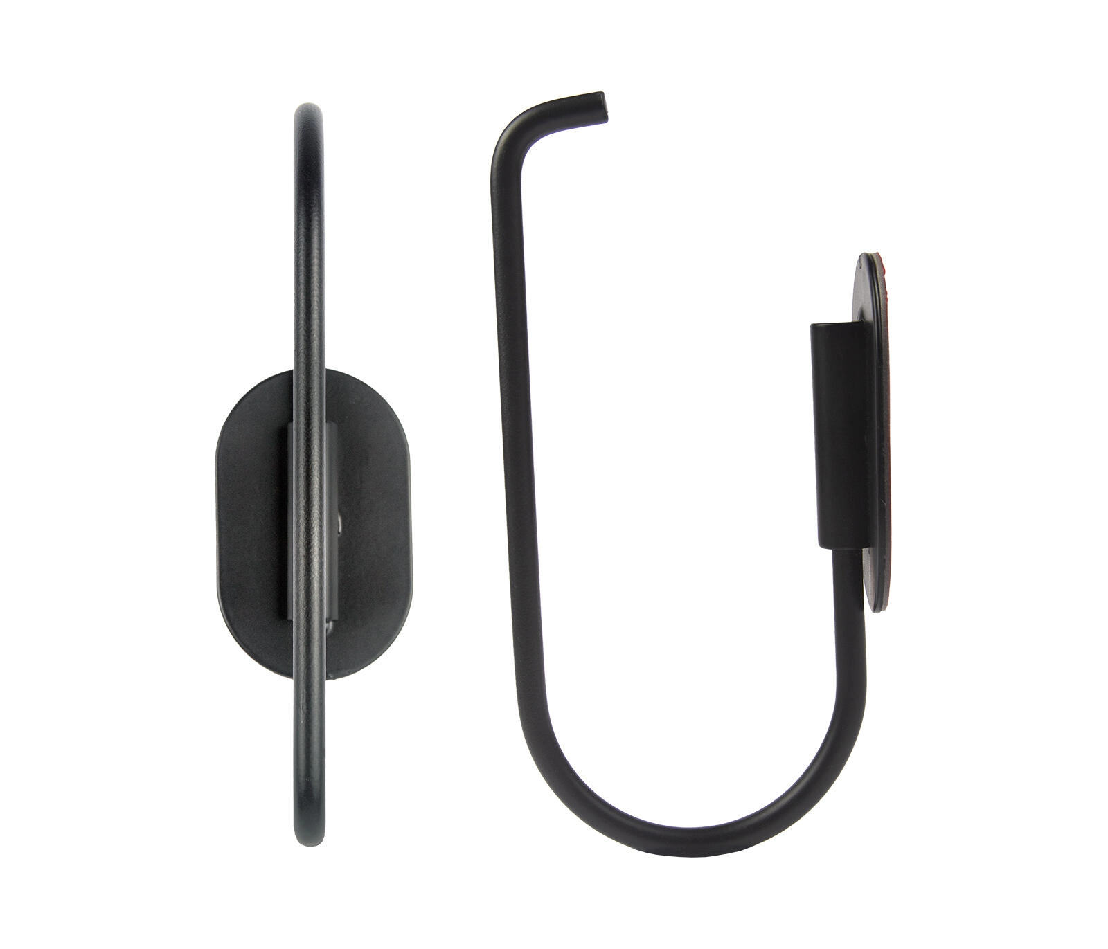 Držiak na toaletný papier z kovu, čierny 13,75 × 6,8 × 4 cm