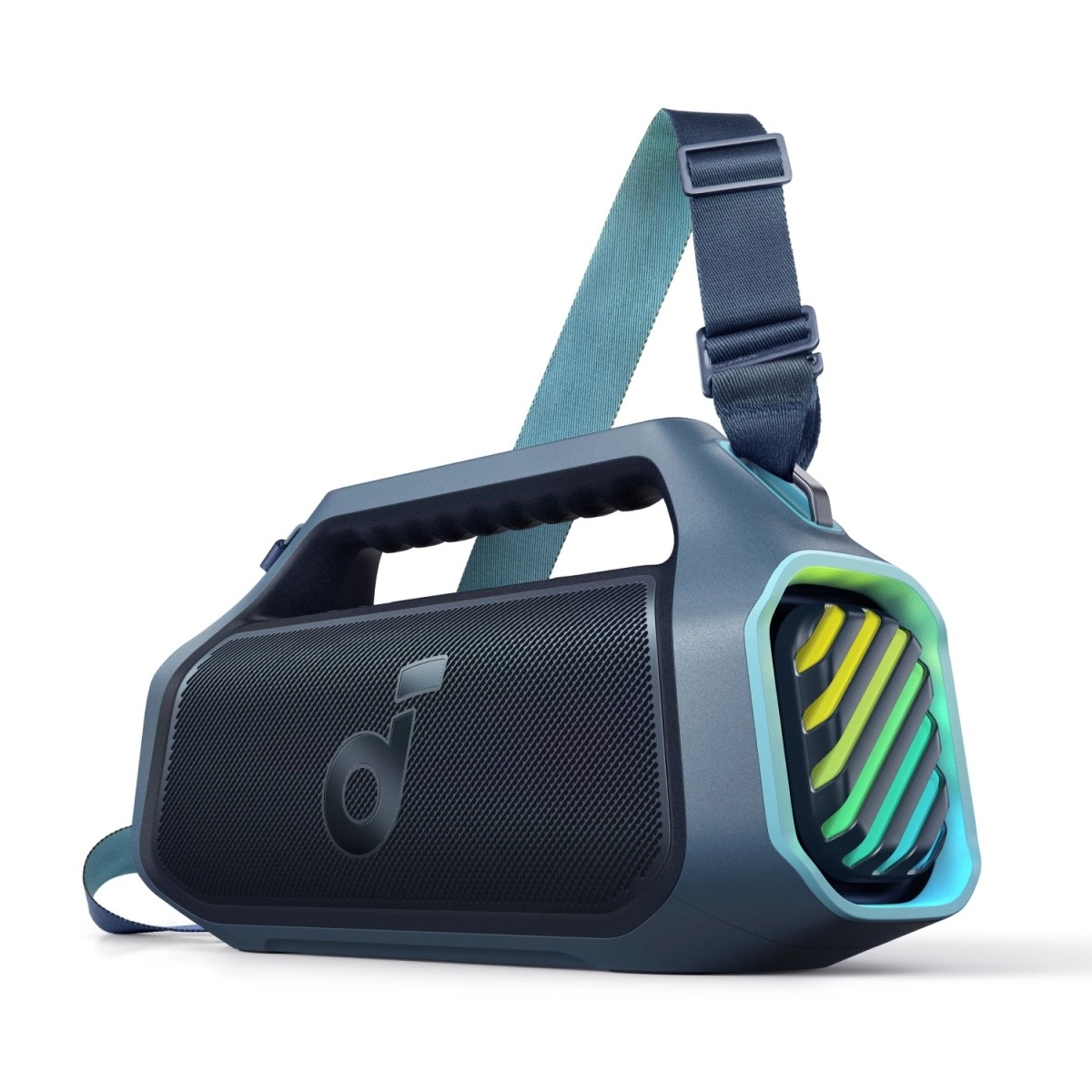 Prenosný reproduktor Soundcore Boom 2 Plus Modrý