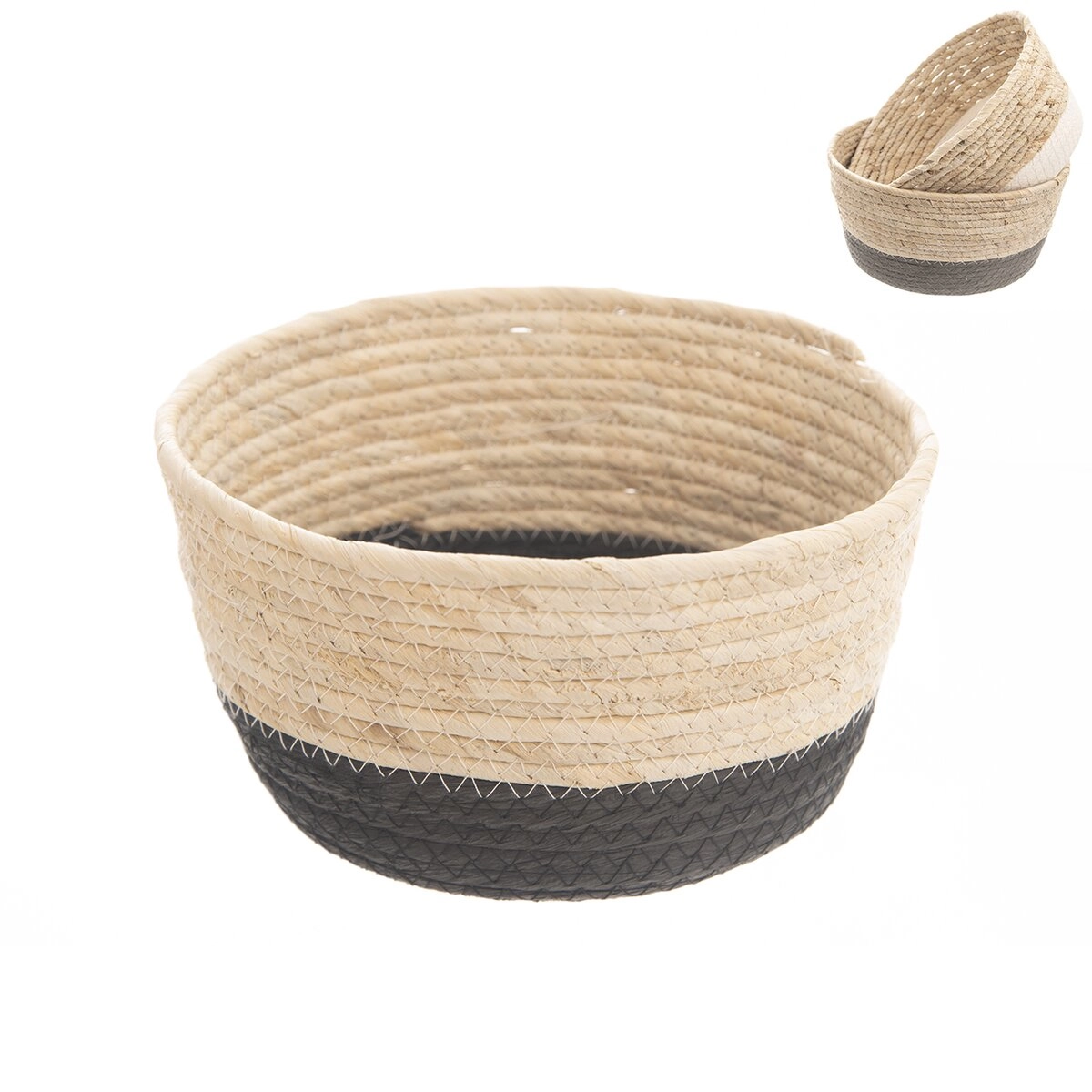 E-shop Košík z morskej trávy stredný štvorcový 26 × 26 cm (3 varianty)