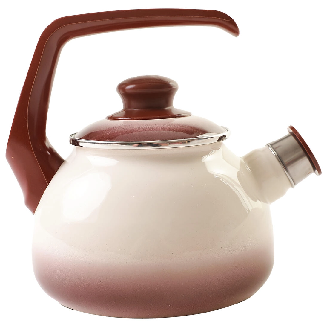 Metalac Smaltovaný čajník cappuccino 18cm 1,7lt
