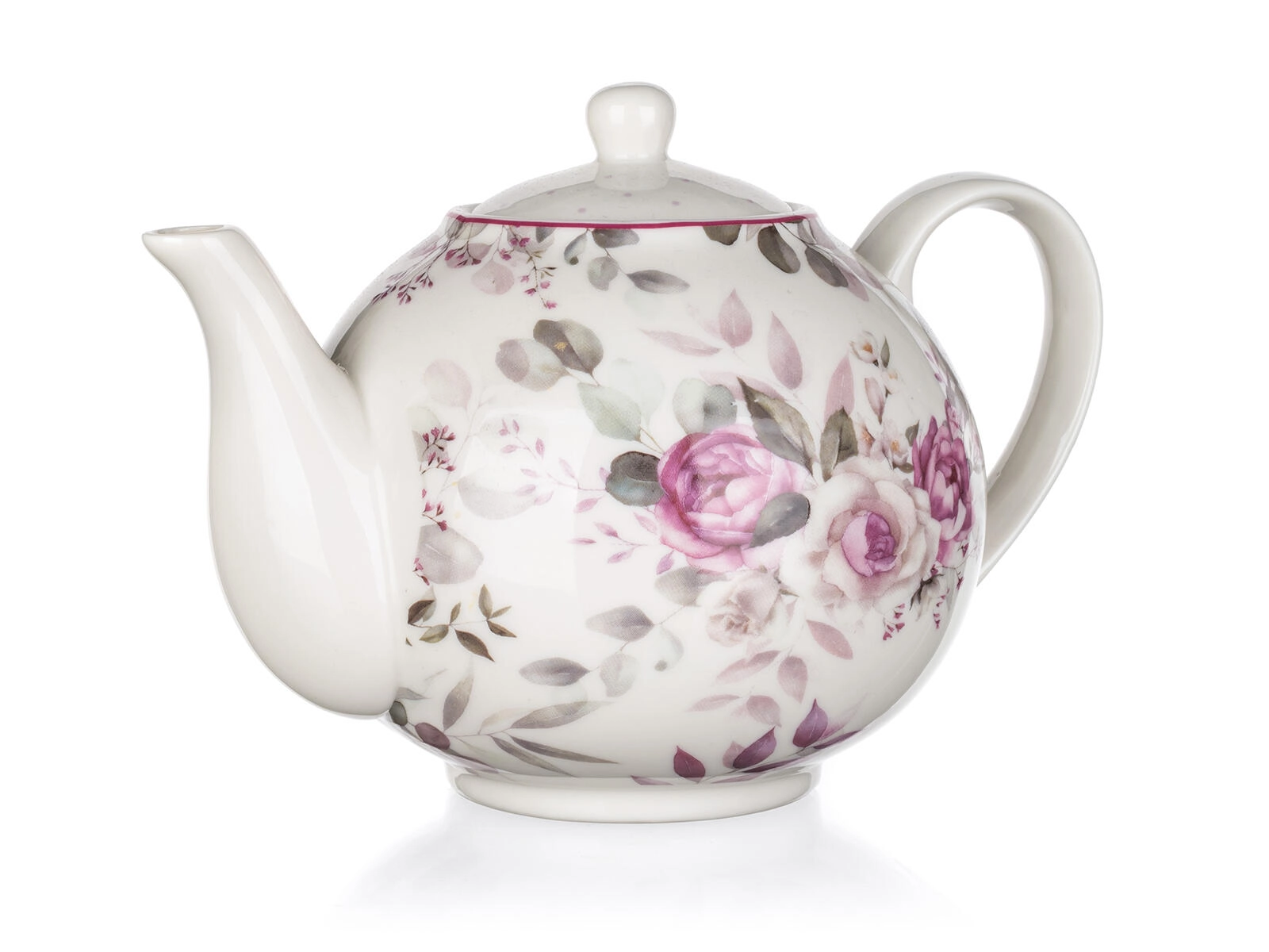 Keramická čajová kanvica ROSE 1 l