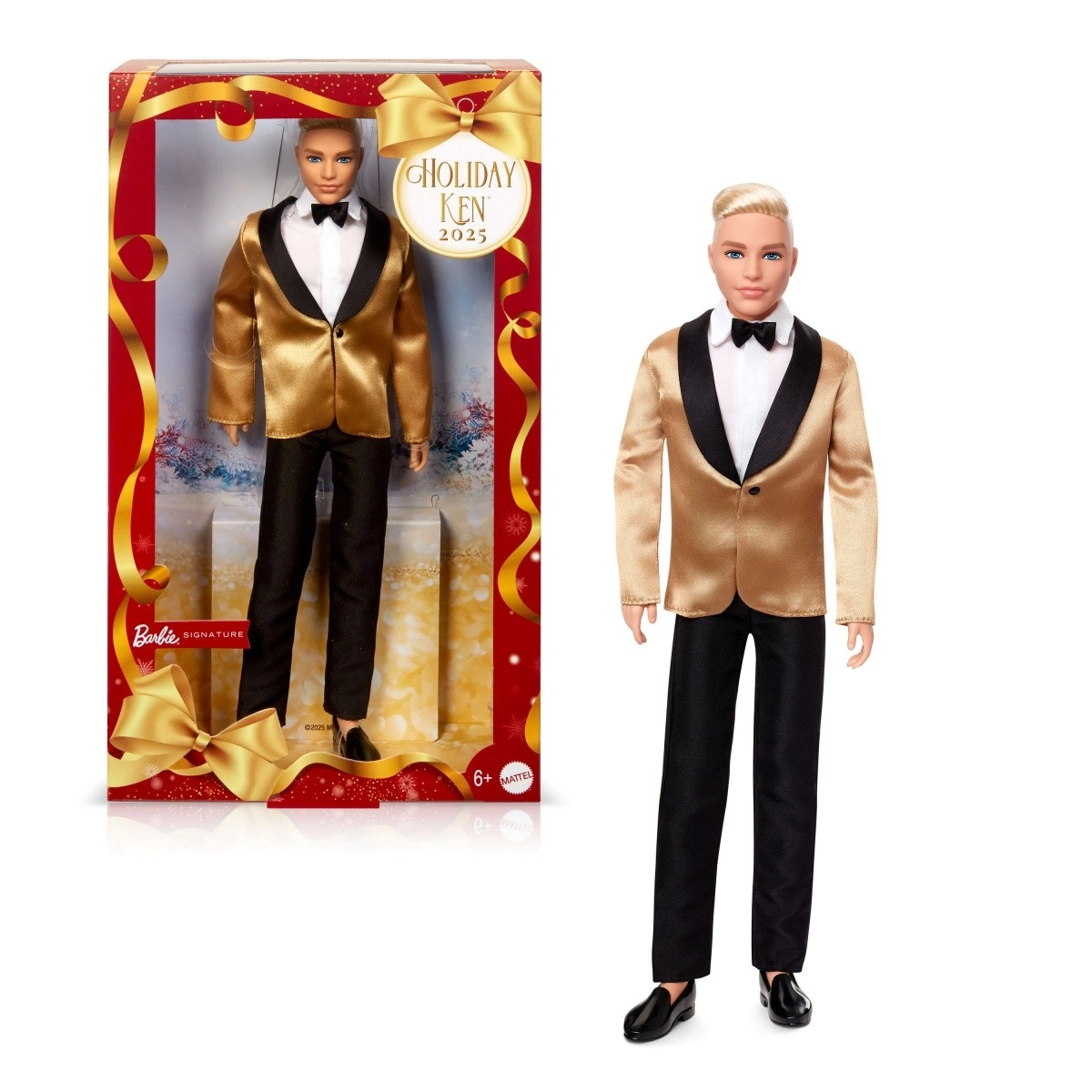 E-shop Zberateľská bábika BARBIE Ken Holiday 2025