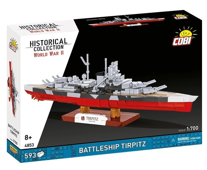 E-shop Cobi 4853 II WW Battleship Tirpitz, 1:700, 593 k