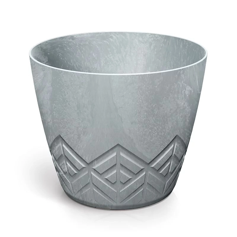 PROSPERPLAST Květináč ARECO BETON EFFECT beton 13,8 cm