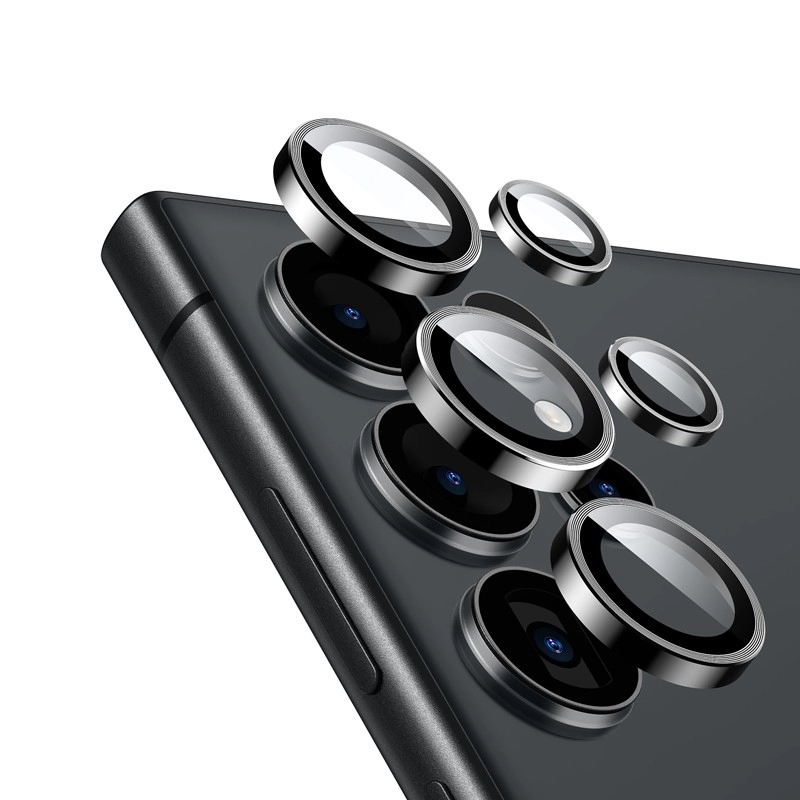 Ochranné sklo na objektív Samsung Galaxy S24 Ultra čierne