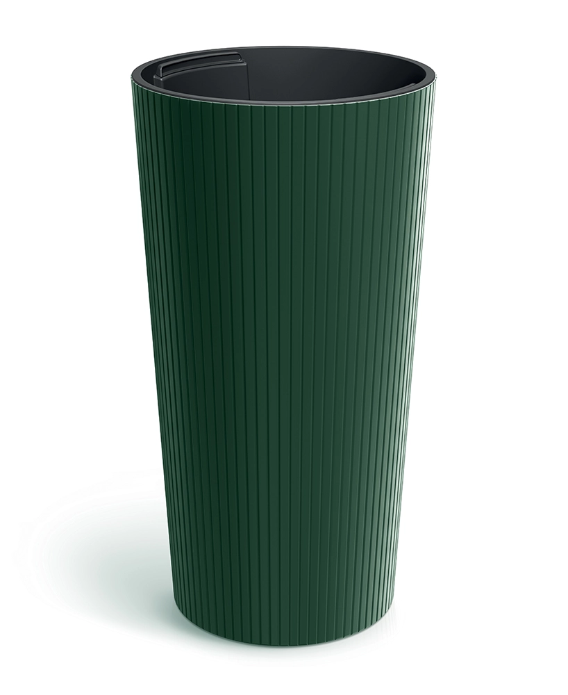 E-shop Prosperplast Kvetináč Lamie Slim zelený, 25 cm