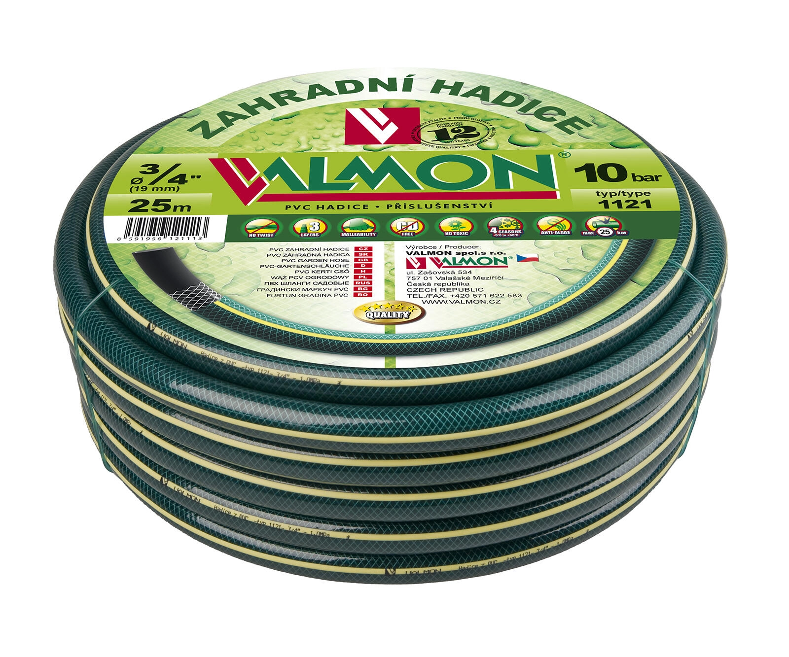 E-shop VALMON 1121 1/2" (12.7/17.0) 20 m nepriehľadná zelená MA486004