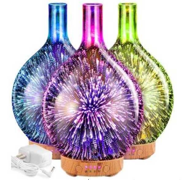 Aroma difuzér s RGB nočným svetlom a zvlhčovačom
