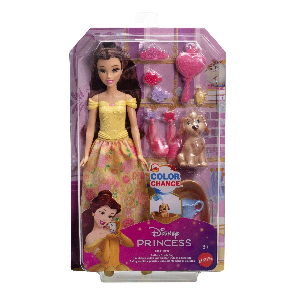 Mattel Disney Princess Bella a psík