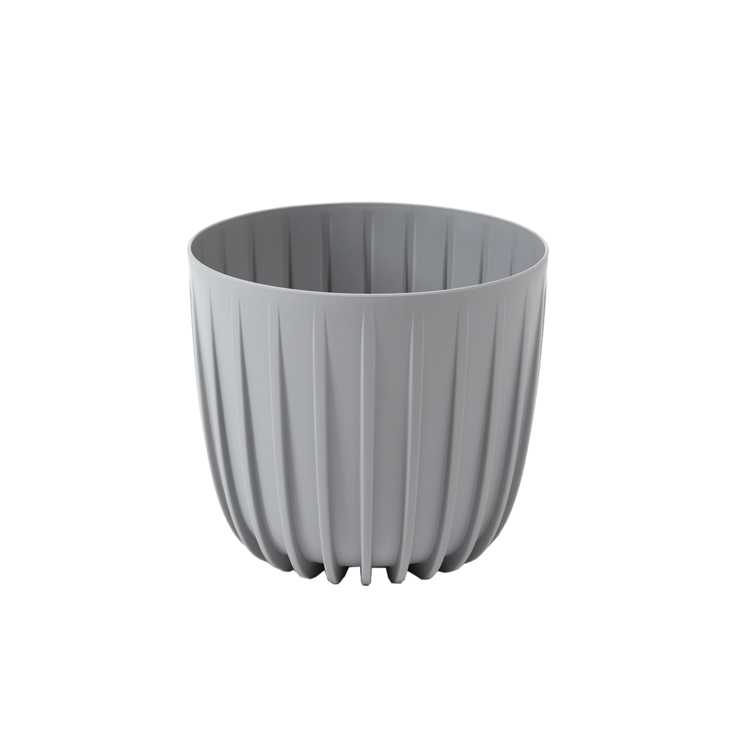 Nízky kvetináč Mira 160 sivý