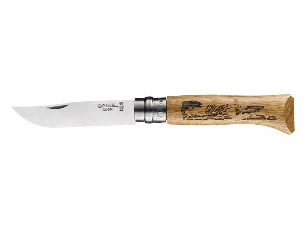 E-shop Opinel N°08 Inox Animalia 8,5 cm Fish