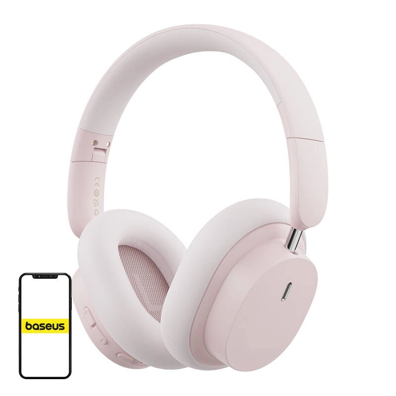 E-shop Bezdrôtové slúchadlá Baseus Bowie D05 Bluetooth 5.2 ružovo-zlaté