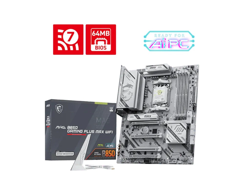 Základná doska MSI MAG B850 Gaming Plus Max WiFi