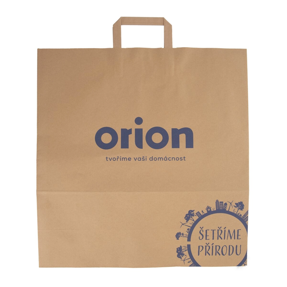 E-shop Papierová reklamná taška RM Šetríme prírodu 45 × 48 cm