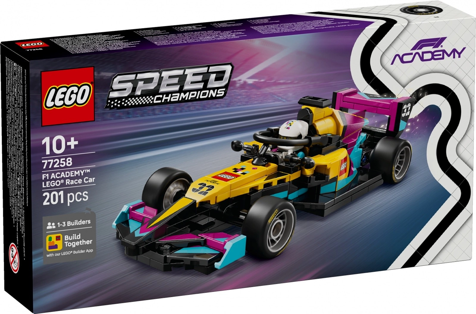 E-shop LEGO® Speed Champions 77258 Pretekárske auto F1 ACADEMY™