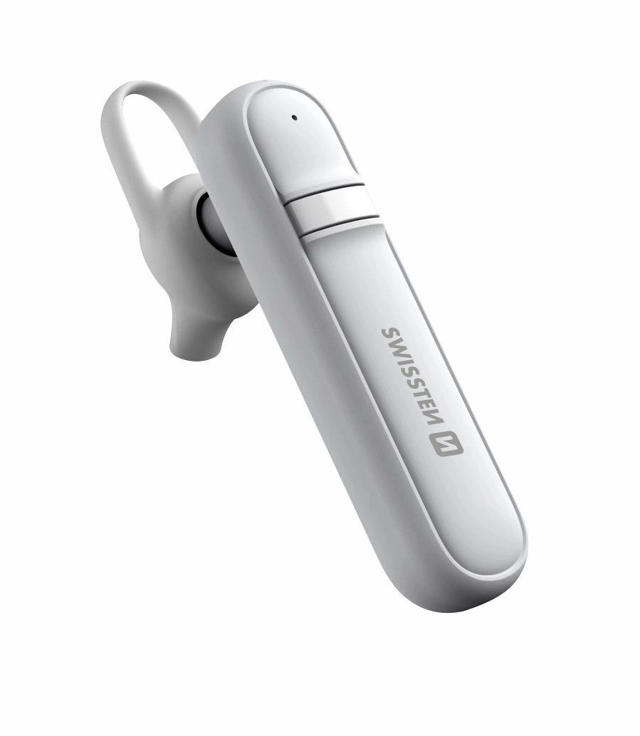 E-shop Bluetooth náhlavná súprava Swissten Caller - biela