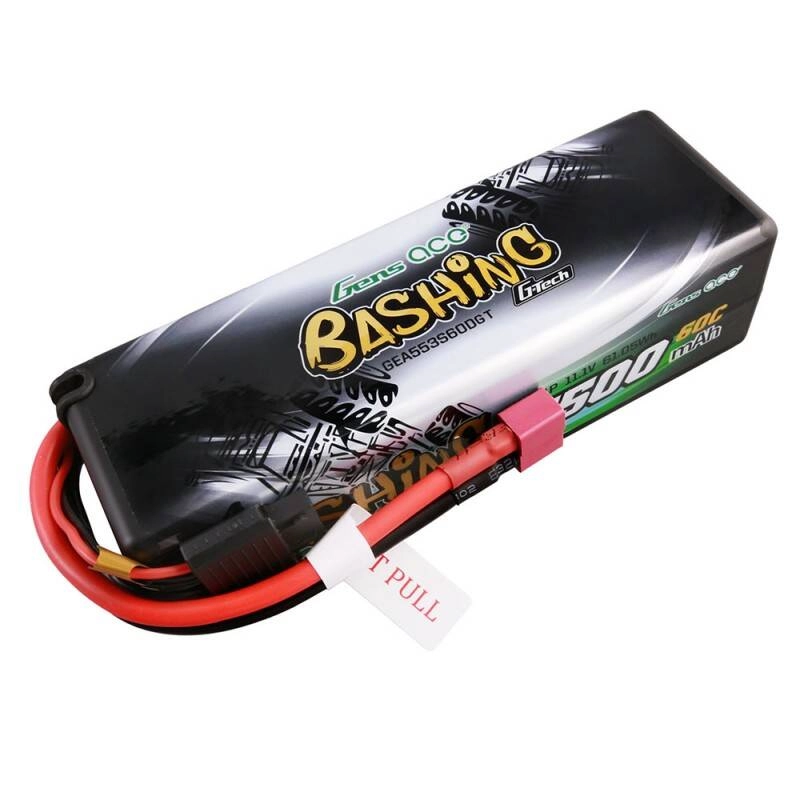 E-shop LiPo akumulátor Gens Ace G-Tech 5500 mAh 11,1 V 3S 60C HardCase (T-plug) pre RC autá