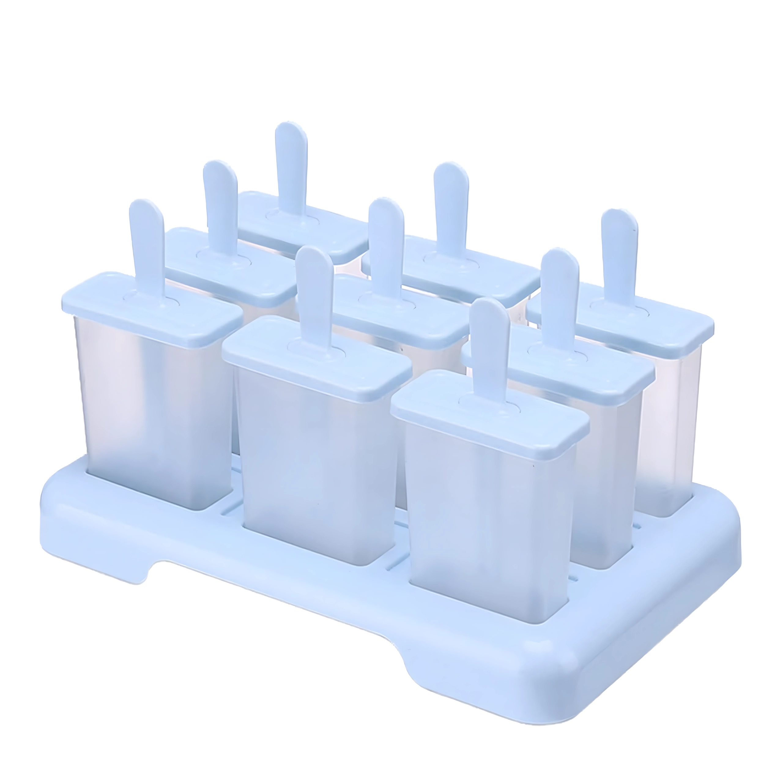 RealG RC-K-1779 Formy na nanuky, 9 kusov, svetlo modré