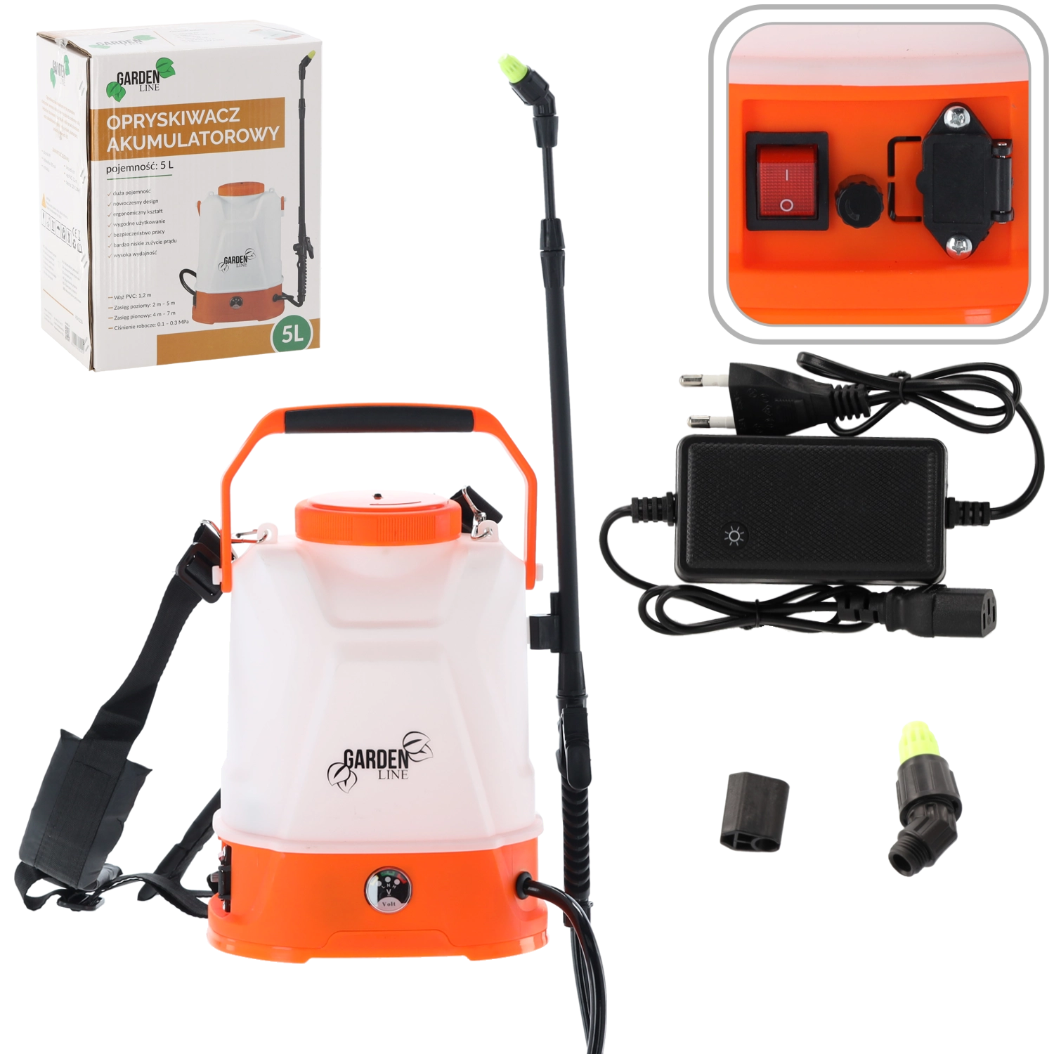 Garden Line AKUMULÁTOROVÝ POSTREKOVAČ 5 L *0220