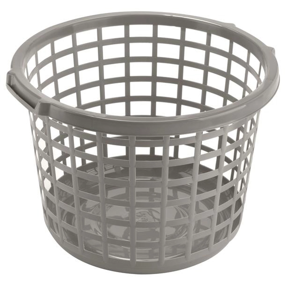 Okrúhly kôš na čistú bielizeň 46 × 28 cm plast