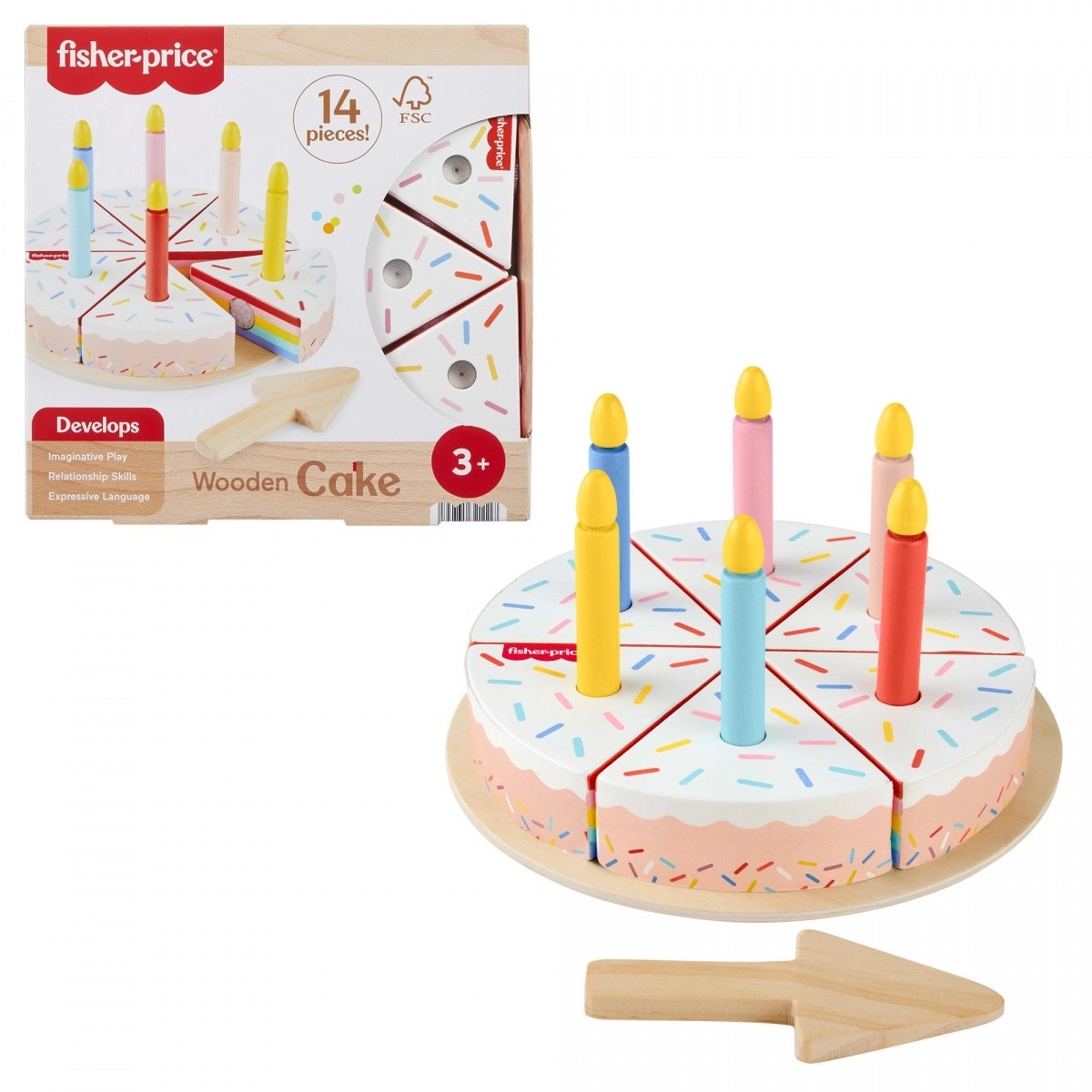 E-shop Fisher-Price Drevená torta