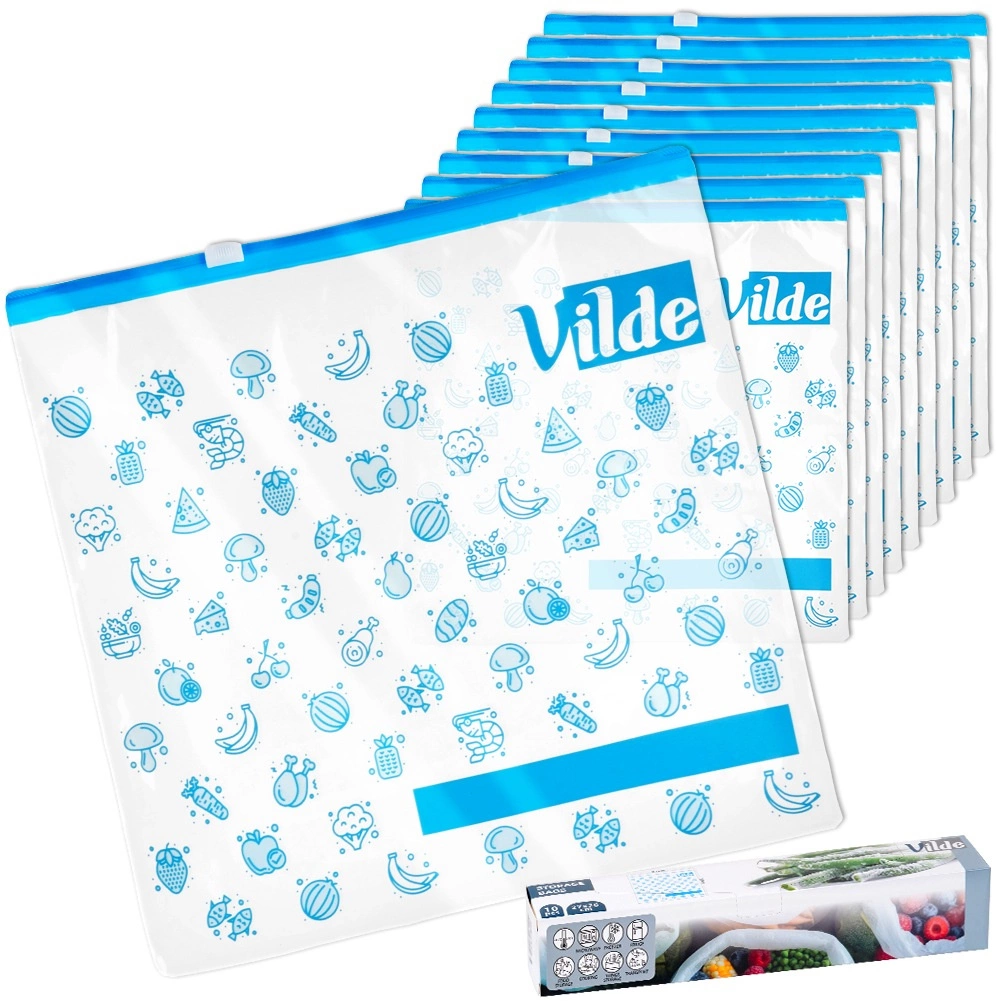 E-shop Vilde uzatvárateľné vrecká na potraviny 27 × 26 cm 10 ks