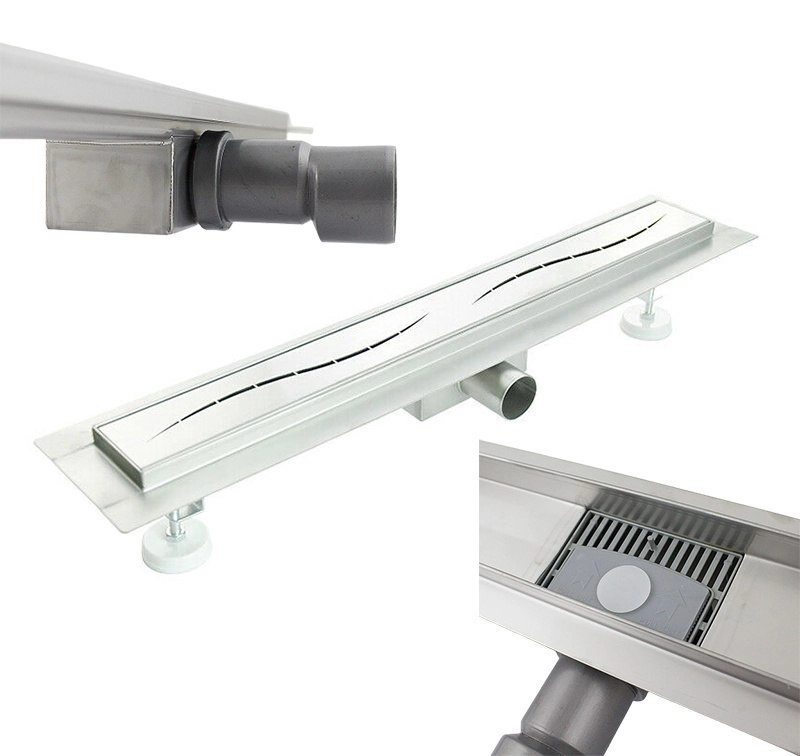 Líniový odtok Streifen so sifónom 90 cm