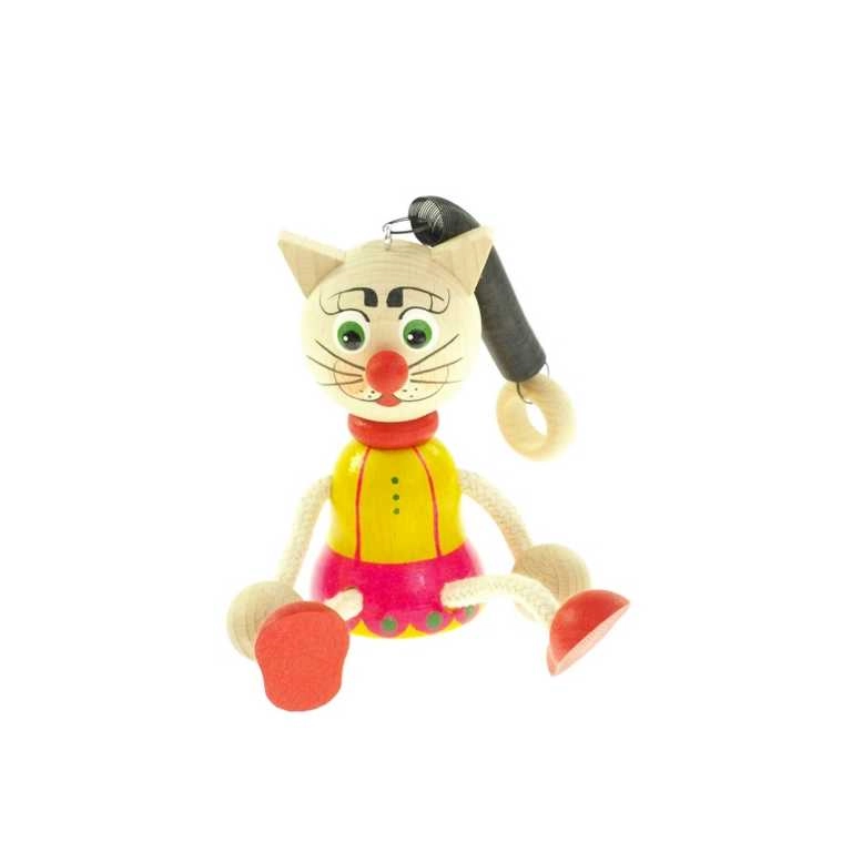 Mačička na pružine pre deti