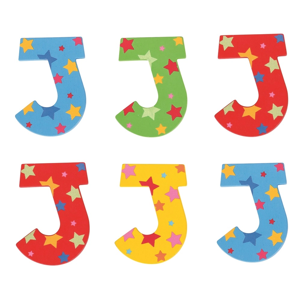 E-shop Bigjigs Toys hviezdičkové písmenko J