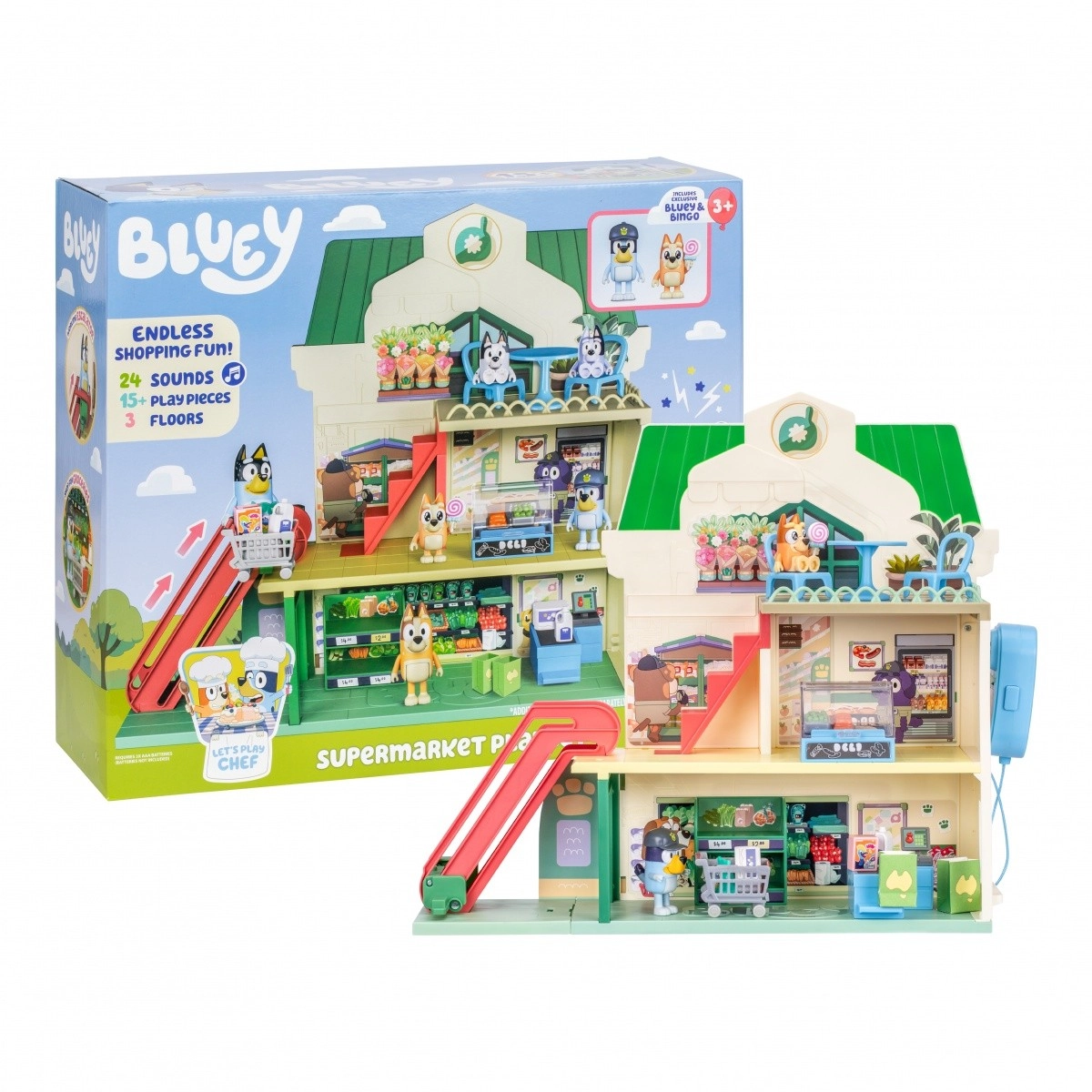 E-shop Sada figúrok bluey supermarket