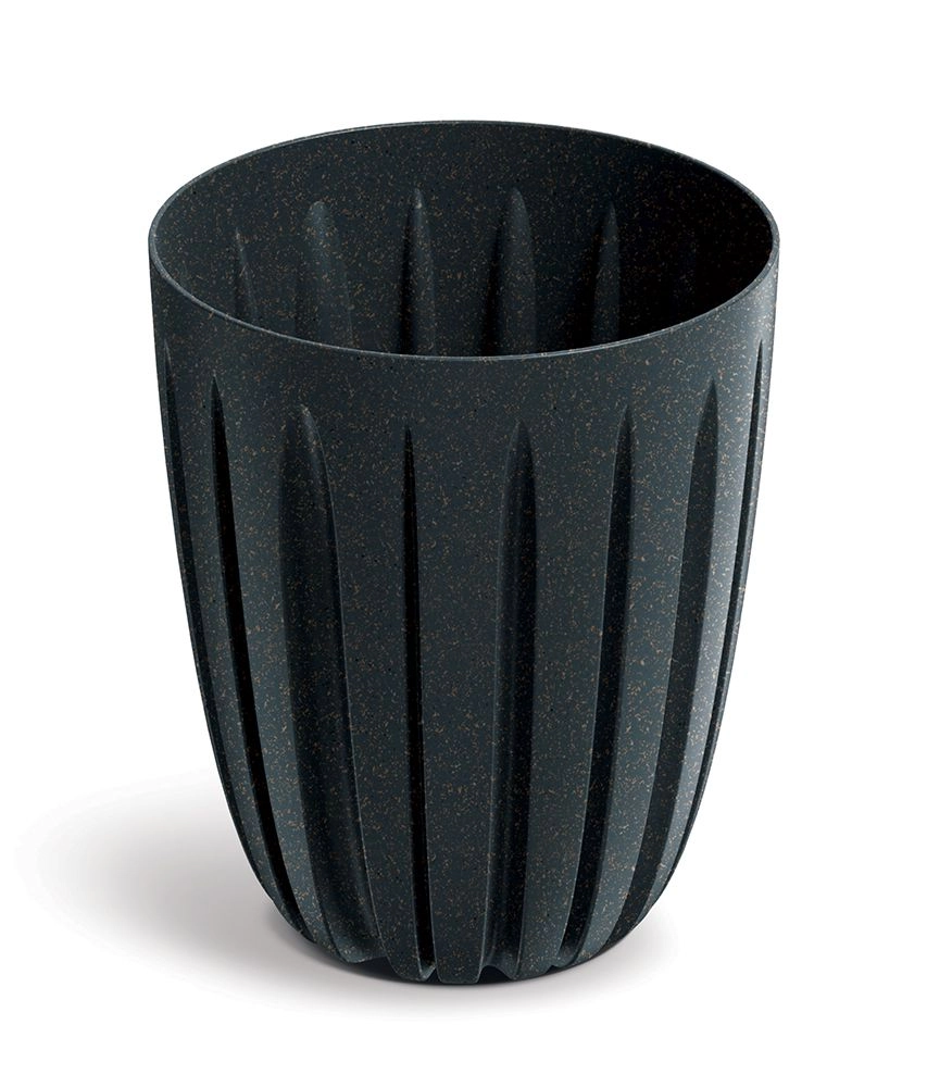 E-shop Prosperplast Kvetináč Warios Eco Drevo antracit, 23,6 cm