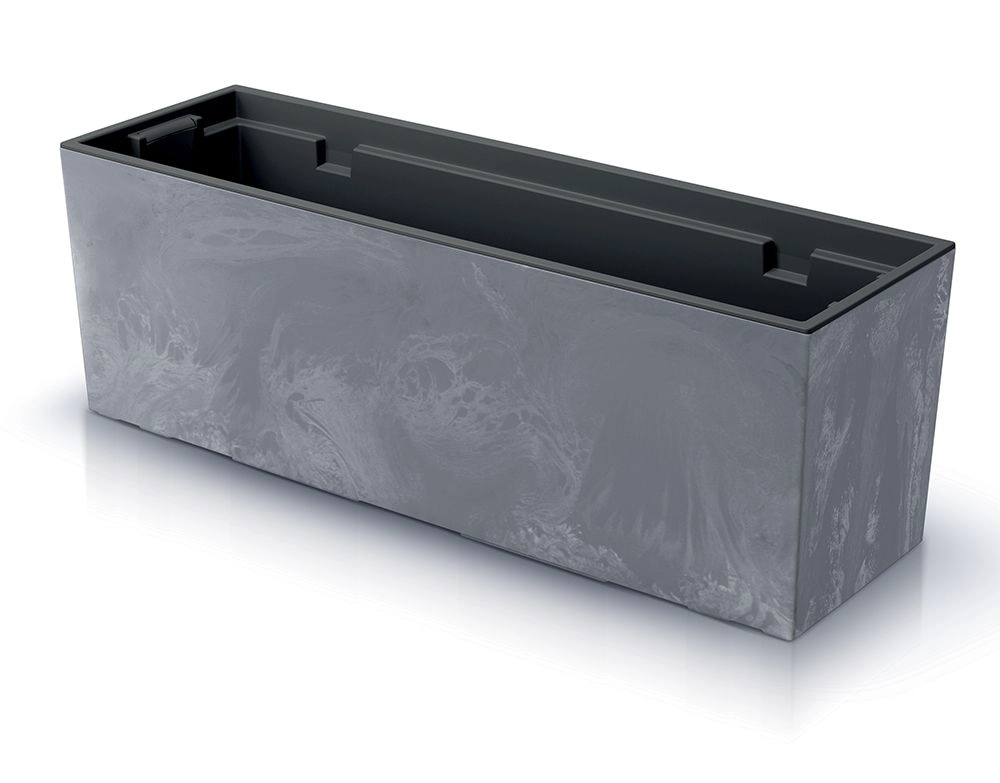 Prosperplast truhlík URBI CASE Beton Effect Marengo 77 cm