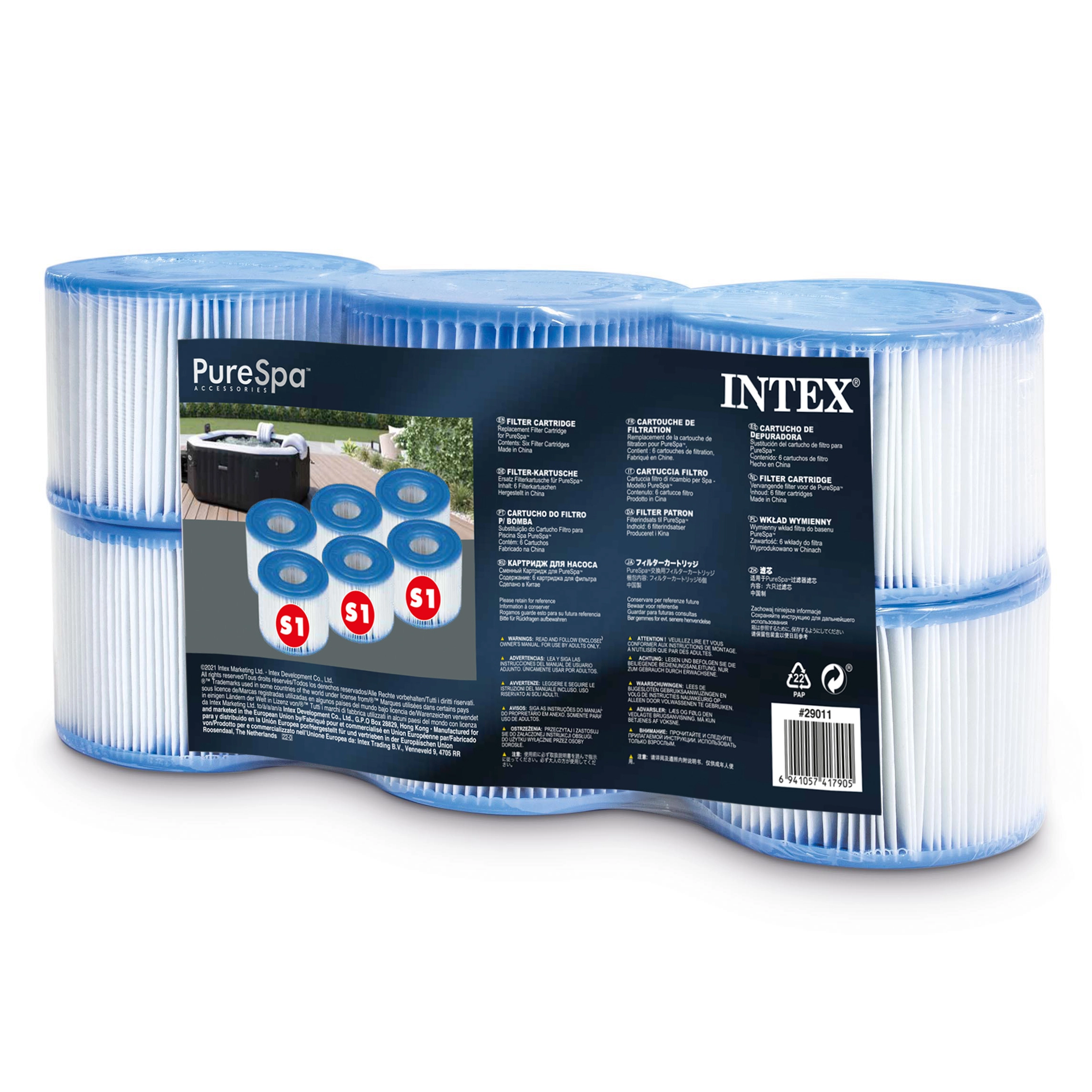 E-shop INTEX 29011 Whirlpool filtračné kartuše S1 (6ks)