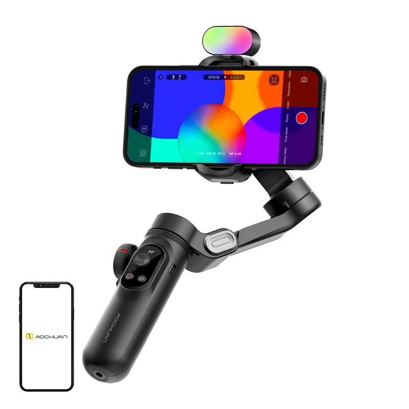 E-shop AOCHUAN Stabilizátor X Pro s RGB osvětlením (černý)