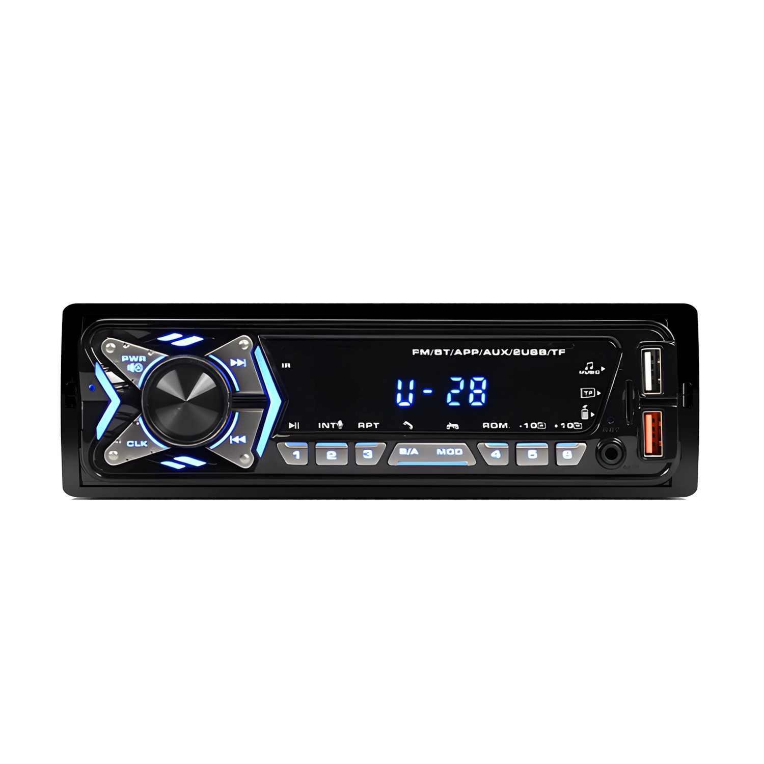 Autorádio RENEW FORCE 1-DIN s Bluetooth, USB a FM rádiom