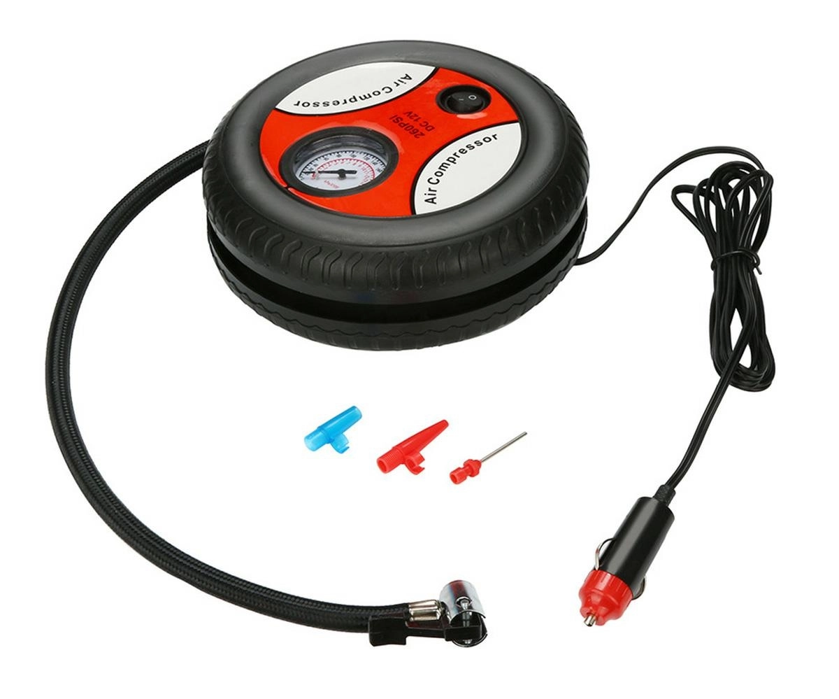 Kompresor do auta 12 V s manometrom