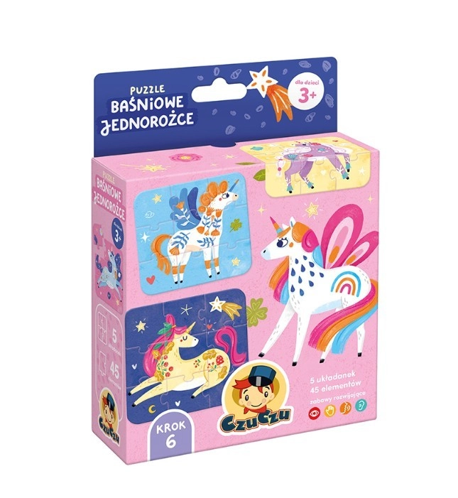 E-shop Puzzle – rozprávkoví jednorožci (5×9 dielikov)