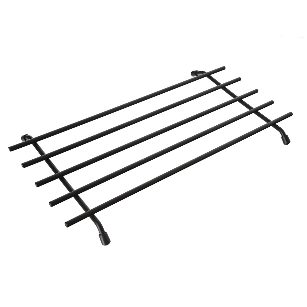 E-shop Kovová podložka pod hrniec Radka 35 × 20 cm, čierna