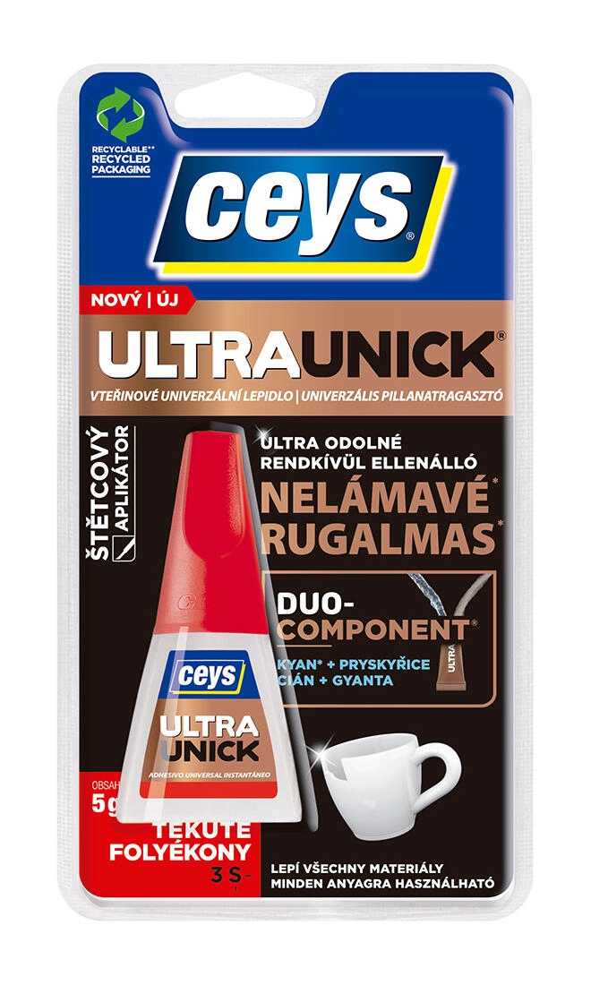 Sekundové lepidlo so štetcom 5 g ULTRAUNICK