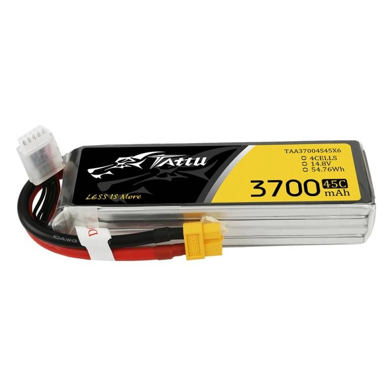 E-shop Gens Ace Acepow Electronics Co. Ltd LiPo Tattu Serie 4S 3700mAh 14,8V 4S1P 45C XT60 Plug