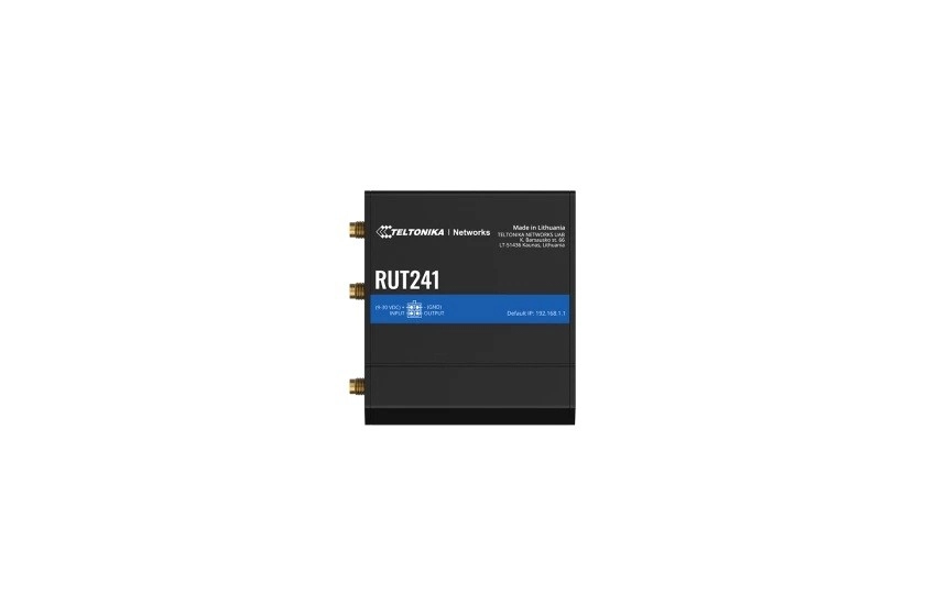 Priemyselný router Teltonika RUT241 eSIM s 4G LTE a Wi-Fi