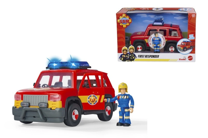 požiarnik sam jeep 4x4 prvá pomoc so svetlom a zvukom