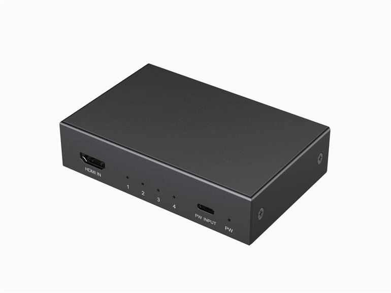 HDMI splitter 4K, 4 porty