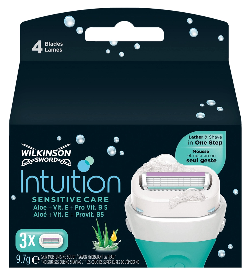 E-shop Wilkinson Intuition Naturals náhradné hlavice 3 ks